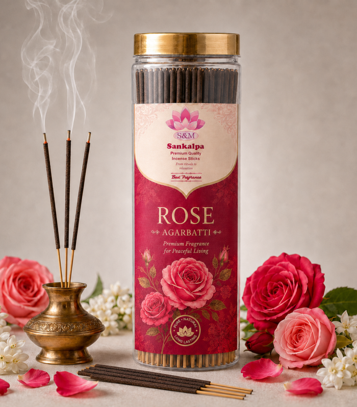 Premium Rose Agarbatti – 30g