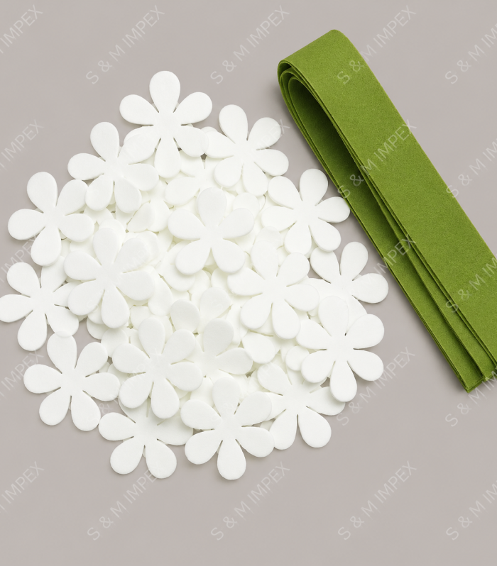 Handmade Jasmine Flower Cuttings with Stem – 100 Pieces